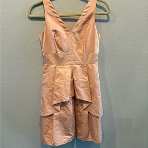 Banana Republic Blush V-Neck Tiered Dress